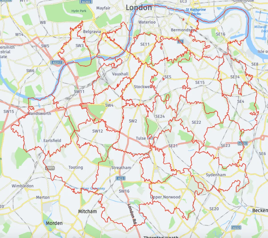 Sean's Training Area Map